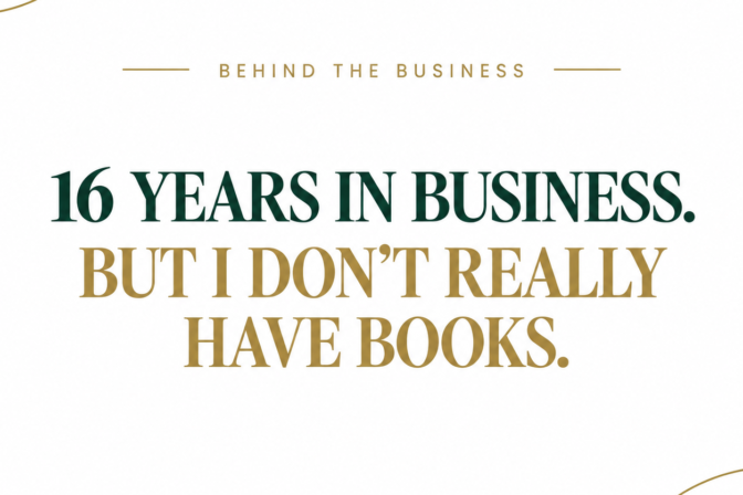 16 Years in Business. But I Don’t Really Have Books.